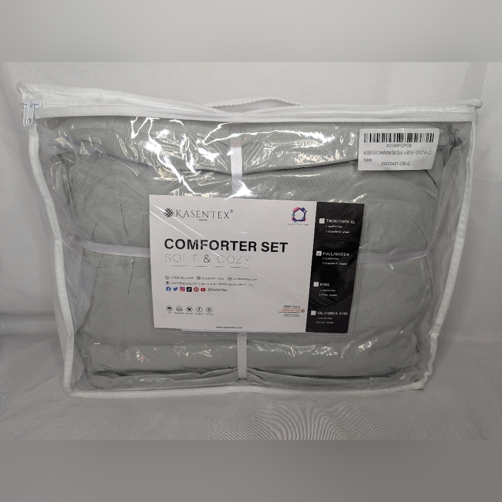 NWT Kasentex Home Comforter Set Full / Queen